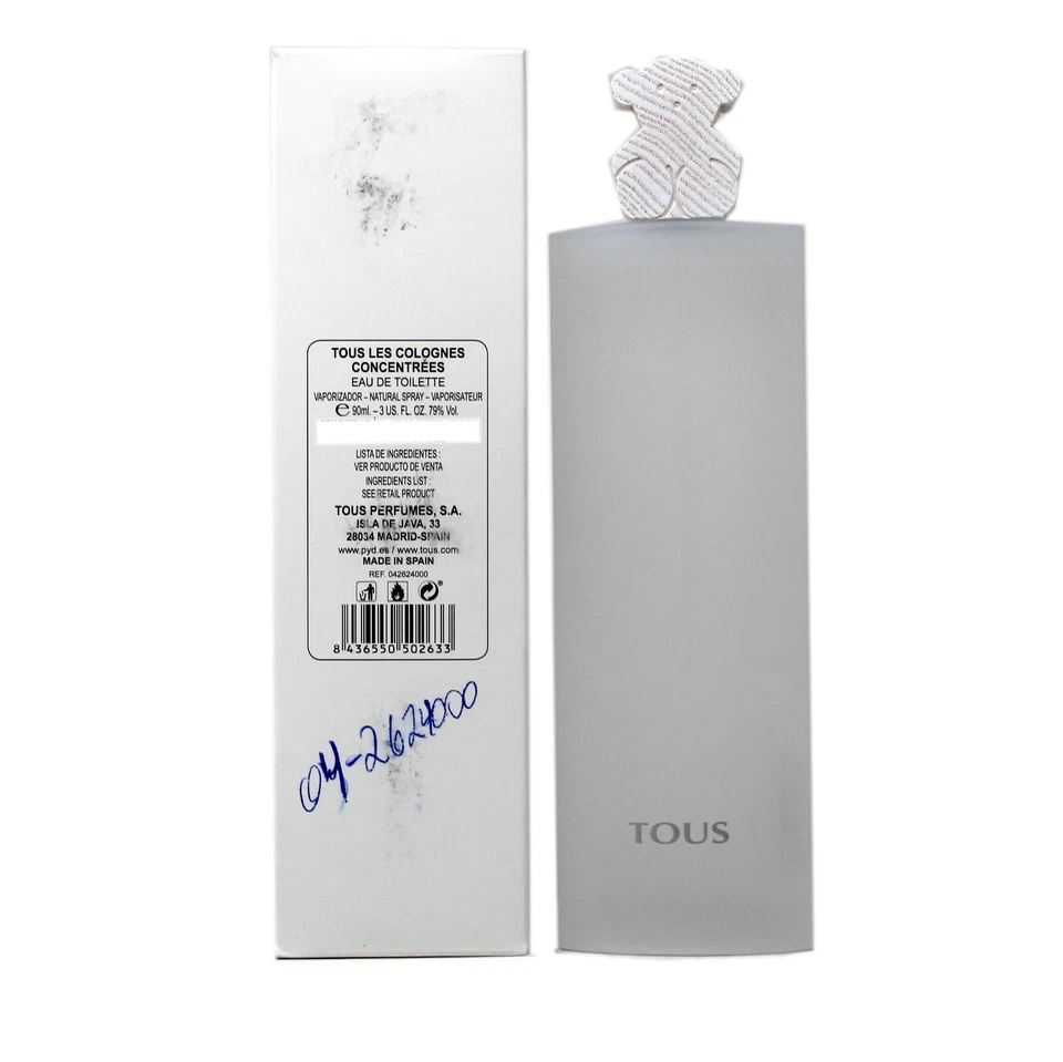 TOUS LES COLOLOGNES CONCENTREES EAU DE TOILETTE SPRAY NATURAL 90 ML/3 FL.OZ. (T) - Imagem 1 de 1