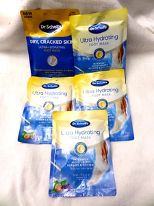 Dr. Scholl's Dry, Cracked Skin, Ultra Hydrating Foot Mask, 5 Pairs Moisturizing - Picture 1 of 4