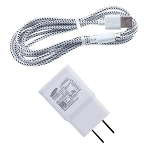 Quick 6ft USB Cable Fast Home Charger Power Adapter Travel for Phones Tablets - Picture 1 of 5