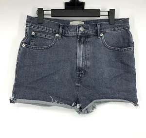 Everlane Shorts Damen Größe 30 Grau The Way High Denim Cutoff Jeans - Bild 1 von 11