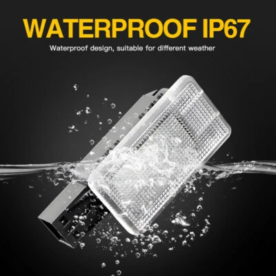 LED Footwell Courtesy Boot Door Step Light Lamps Volvo S60 XC60 V40 V60 V70 XC70 - Imagem 1 de 4