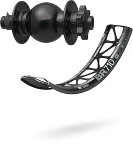 SON 28 15 150 Nabendynamo Vorderrad für Fatbike + DT-Swiss Felge BR710 Big Ride - Bild 1 von 12