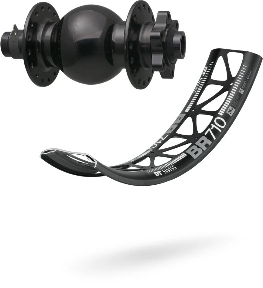 SON 28  15 150 Nabendynamo Vorderrad für Fatbike + DT-Swiss Felge BR710 Big Ride - Bild 1 von 2