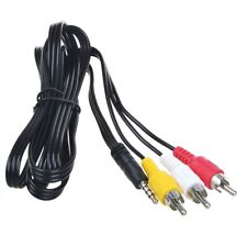 A/V Audio Video Tv Cable For Dbpower Pd102 Pd158 Pd858 Pd928 Portable Dvd Player