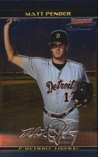 2002 Bowman Chrome Draft Baseball #BDP60 Matt Pender RC