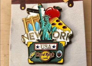 Hard Rock Cafe New York Limited Edition Pop Up Suitcase Series Pin Neu NYC - Bild 1 von 2