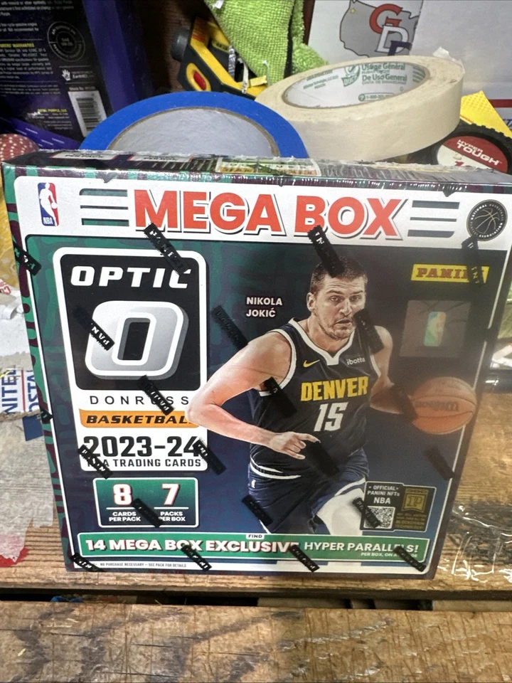 Mega caja de baloncesto Donruss Optic NBA 2023-24 - SELLADA DE FÁBRICA - Hyper Parallels Foto 1 de 1