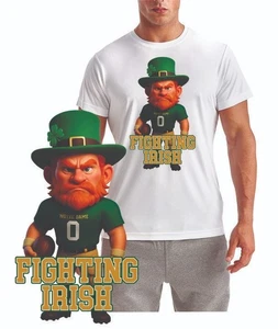 Neu / Notre Dame Fußball Maskottchen T-Shirt / Performance Tee - Bild 1 von 4