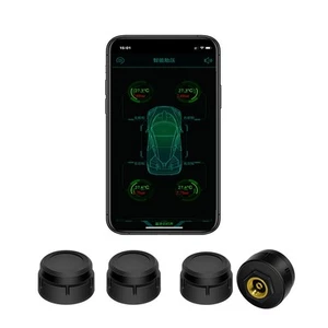 Car-TPMS Tire Pressure Monitoring System+4 External Sensors App Kits - Picture 1 of 12