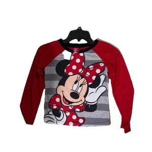Disney Vintage Minnie and Mickey Kids Girls Sweater - 90's - Size 1Small - Picture 1 of 6