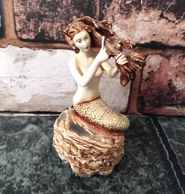 Isle of Gramarye Mermaid Mirari Keepsake Box Resin Robert Glover Signed 2001 - Image 1 of 4