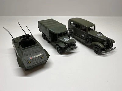 Solido Dodge 6x6 T223 WC63, Cadillac V16, & Combat Car M-20 lot of 3 - Image 1 of 4