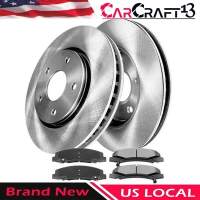 Rotores de freno delanteros y pastillas de freno para Chevrolet Impala Buick Lucerne 2006-2011 Foto 1 de 4