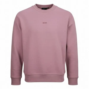 BOSS Herren Sweatshirt Pullover Wesmallcrew Relaxed Fit lila 50514541 539 light  - Bild 1 von 8