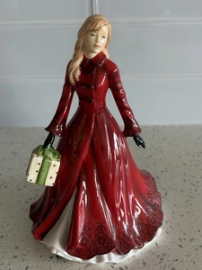 Royal Doulton Christmas Day Petite 2013 “Christmas Time” HN5584 Signed - Bild 1 von 17