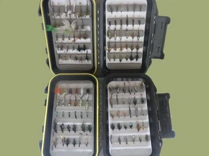 Early Season Trout Fishing flies 120 in 2 Boxes, Great selection for Fly Fishing - Picture 1 of 10