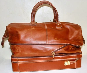 GRAGLIA Reisetasche Leder erweiterbar Weekender - Bild 1 von 11