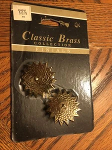 Classic Brass Collection Finials Sun New Old Stock - Picture 1 of 3