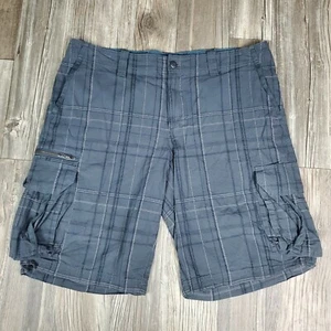 Columbia Sportswear Uomo Taglia 38 Omni Shade Grigio Pantaloncini a Quadri Activewear Cargo - Foto 1 di 12