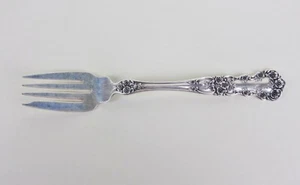 Sterling Silver Gorham Buttercup Salad Fork Flatware Monogram M Patent 1900 - Picture 1 of 4