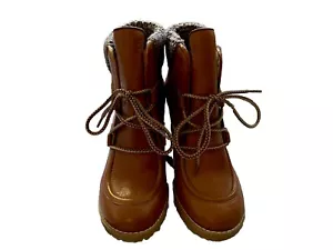 See By Chloe ankle Boots Women’s 8 (38) Tan Leather Lace Up - Picture 1 of 8