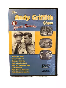 The Andy Griffith Show 8 Classic Full Length Episodes DVD Slim Case 2009 - Picture 1 of 4