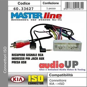 CONNETTORE ISO ALTOPARLANTI+ALIMENT SEGNALE PRE-OUT+PRESA USB KIA SPORTAGE 2017> - Foto 1 di 2