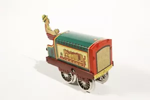 Tren tractora juguete de hojalata - Imagen 1 de 3