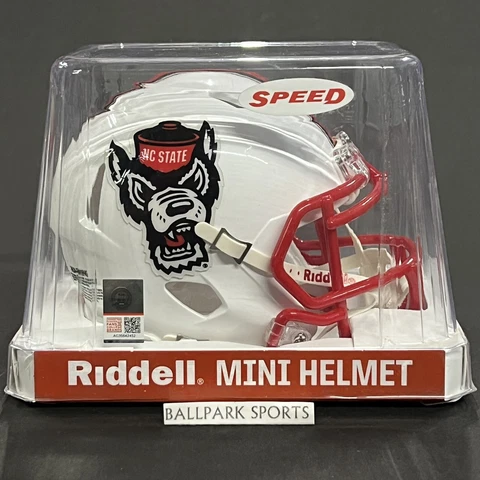 North Carolina NC State Wolfpack - Riddell NCAA Speed Mini Football Helmet Cover