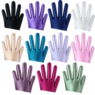 MJINM new womens half palm full finger gloves stage performance nightclub gloves - Image 1 of 4