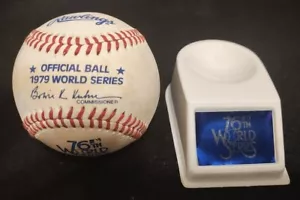 1979 RAWLINGS ORIGINAL UNUSED WORLD SERIES BASEBALL NC2 - PIRATES V. ORIOLES - Picture 1 of 7