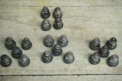 2011-2015 HONDA CIVIC LX СЕДАН 1,8 Л L4 ГАЗОВОЕ КОЛЕСО ОБОД ЗАЖИМНАЯ ГАЙКА БОЛТ НАБОР ИЗ 19 OEM - Изображение 1 из 4