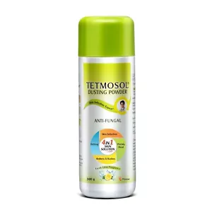 Tetmosol Anti-fungal Dusting Powder fights skin infections - 100gm - Picture 1 of 3