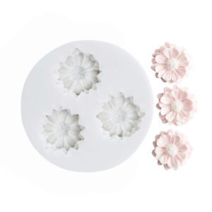 Flower Silicone Mould Chocolate Sugarcraft Decorating Roses Fondant Candy Mould