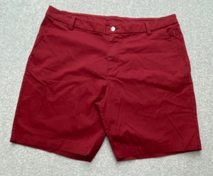 Lululemon Mens Burgundy Shorts Size 36 Cotton Blend Casual Vancouver Design - Picture 1 of 11
