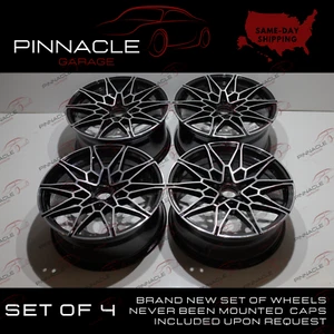 Set of Four (4) Wheels Rims Brand New 20" 20 Inch 5x112 8.9.5J Gloss Black Style - Picture 1 of 5