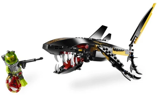 Lego Atlantis Guardian of the Deep (8058) Shark Scuba Ocean - 100% Complete Set - Image 1 of 1