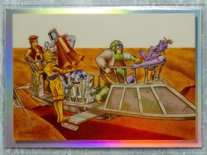 2022 cromo Star Wars vintage retro #V-3 en un bote de arena - droides - Imagen 1 de 2
