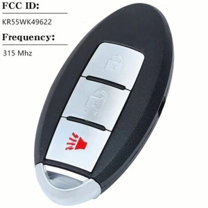 Repuesto para Infiniti QX50 2008-2017 3 botones inteligente mando a distancia kr55wk49622 - Imagen 1 de 5