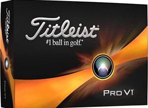 Titleist Pro V1 Golf Balls  - White (One Dozen)- 12 New Open Box