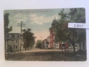 Old Elizabethville PA. Dirt Main Street Several Buildings + Rare Postcard - Picture 1 of 2
