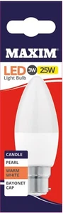 Energy Saving LED Candle Shape BC B22 3w = 25w Light Bulbs SES E14 A+ - Picture 1 of 6