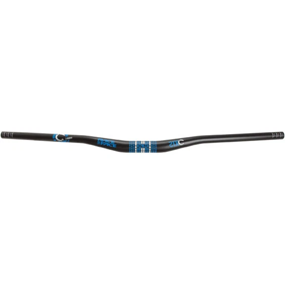 Race Face SIXC Riser Carbon Handlebar 31.8 X 785mm 3/4" Rise Blue Decal