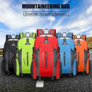 40L Men Women Travel Backpack Rucksack Camping Laptop Hiking School Book Bag USA - Picture 1 of 17
