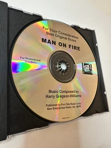 Harry Gregson-Williams, Man On Fire - FYC Best Original Score CD - Rare Promo CD - Imagen 1 de 5