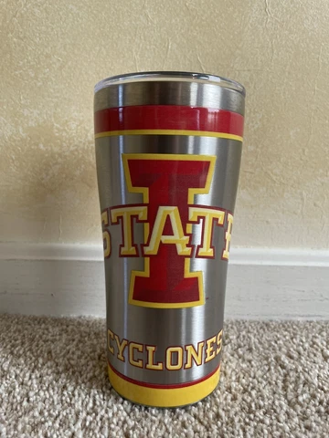 Tervis Iowa State Cyclones 20oz Travel Tumbler With Lid Silver Cover
