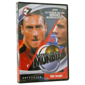 Estrellas del Mundial DVD Video Vol. 7 Totti Inzaghi Spanish Audio  - Picture 1 of 3