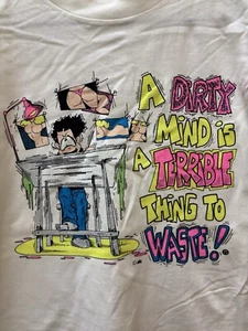VTG Sex Sexy Shirt Mens L Funny Parody 90s 80s Single Stitch Inappropriate - Picture 1 of 6