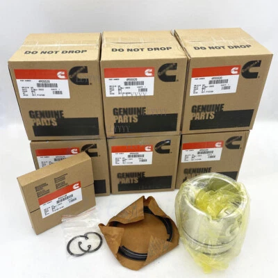 6X Piston & Piston Rings Kit OE 4955520 Fits For Cummins 2007-2019 Dodge Ram 6.7 - Image 1 of 4