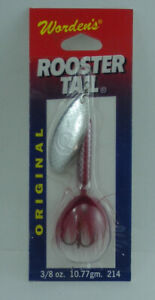 Wordens 214-R Rooster Tail Spinner 3/8 oz. Red